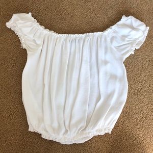 white brandy melville top